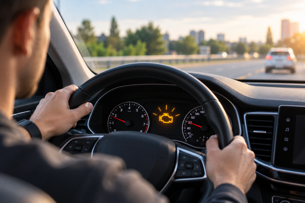 Блимає Check Engine: що означає сигнал і чому його не можна ігнорувати